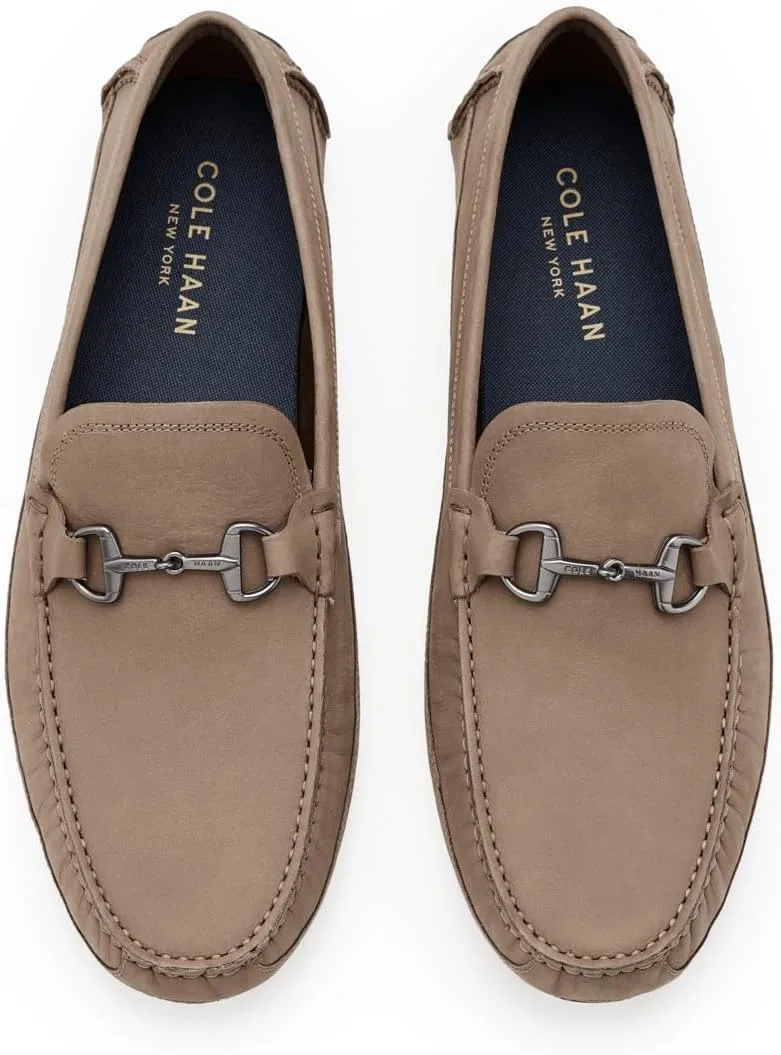 Лоферы Cole Haan Hutchinson Grand Bit, Light Whiskey Nubuck/Gum — фото 2