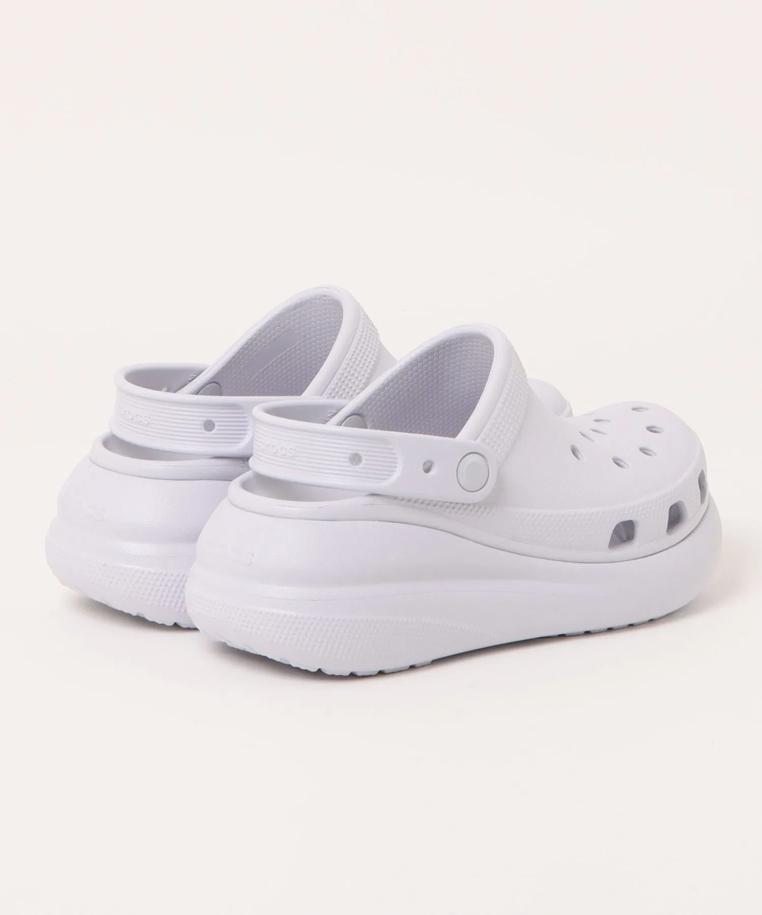 Мужские сандалии Crocs Crush Clog на платформе фиолетовые — фото 2