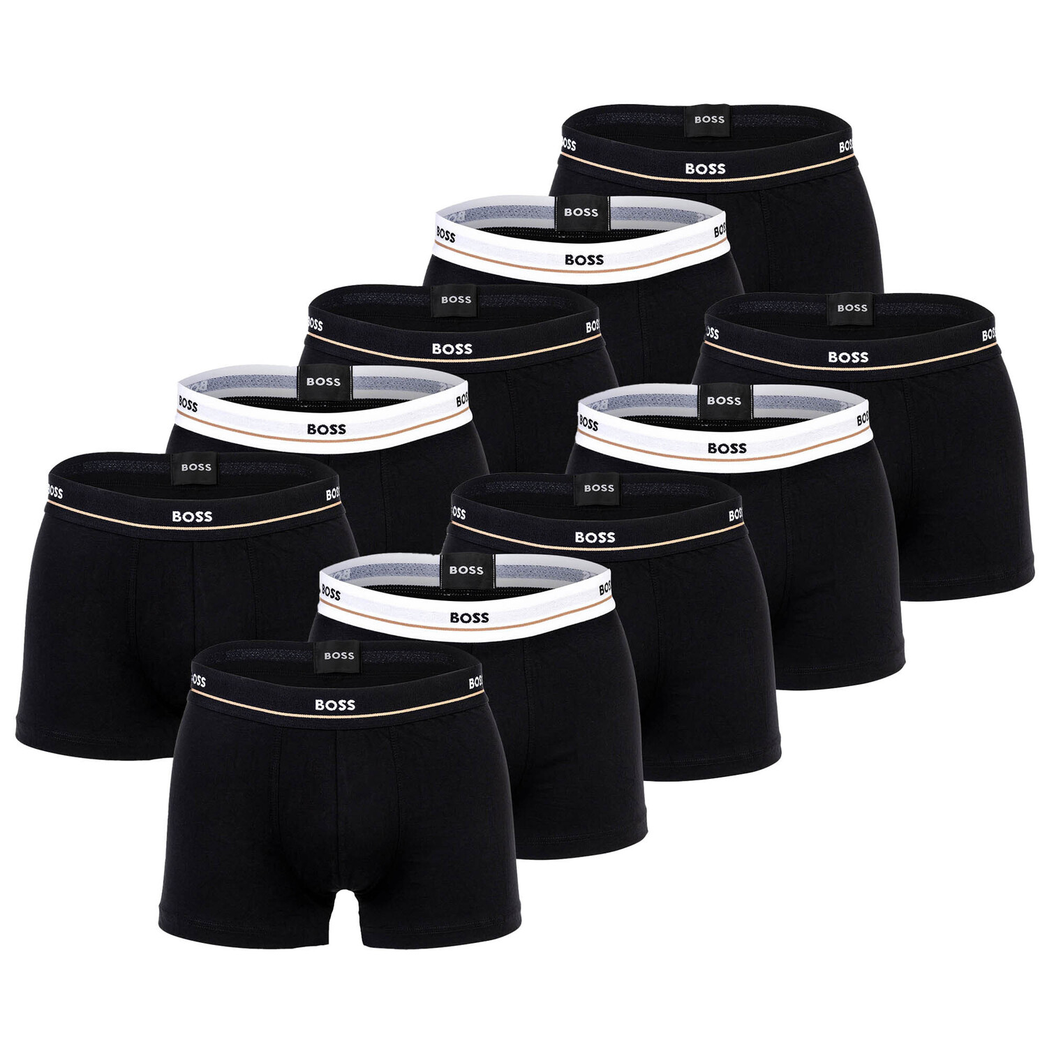 

Боксеры BOSS Boxershort 10 шт, черный
