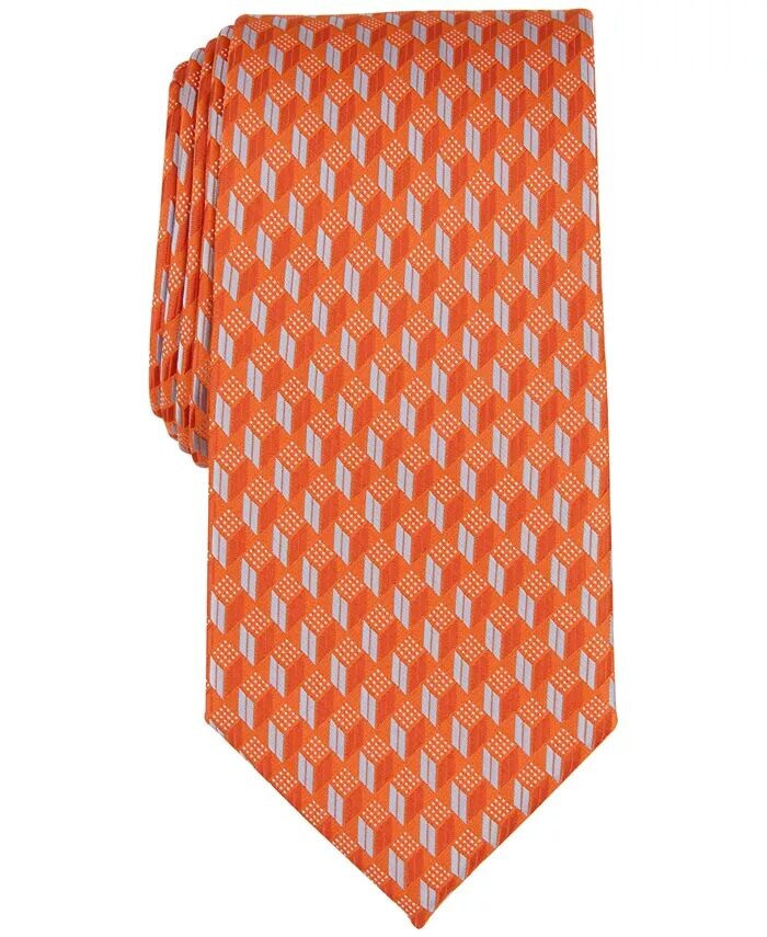 

Мужской галстук Briscoe 3D Cube Perry Ellis, оранжевый