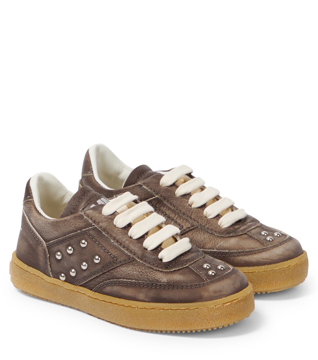 

Реплики кроссовок с заклепками Mm6 Maison Margiela Kids, коричневый