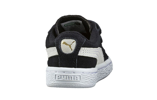 Кроссовки suede 2 straps 'black white' Puma, черный — фото 4