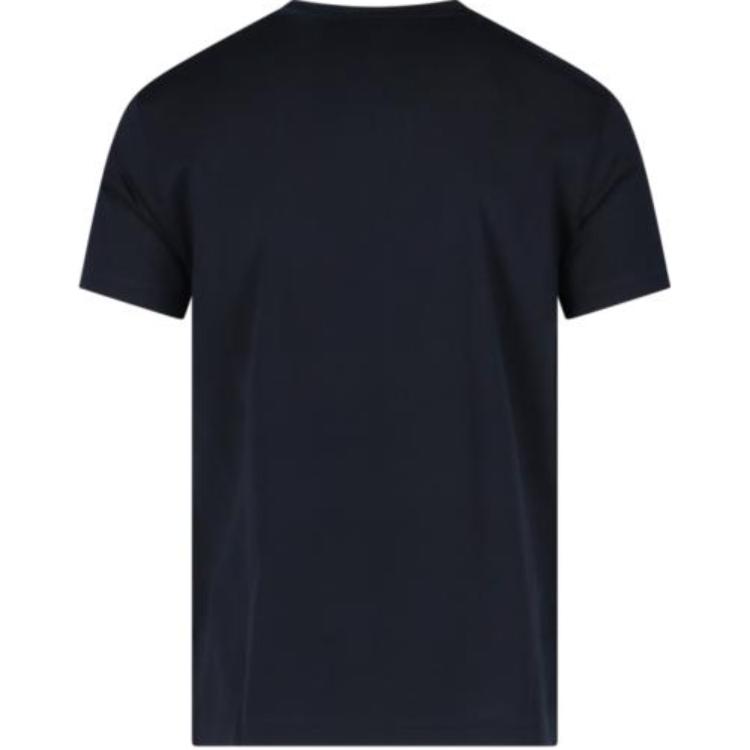 Джемпер с логотипом в технике жаккард EMPORIO ARMANI, черный — фото 3