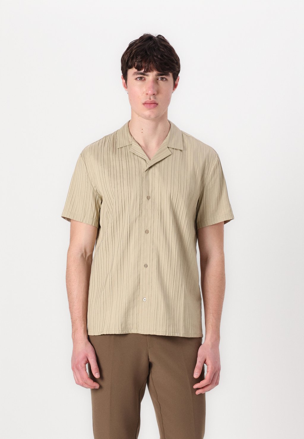 

Рубашка DIMENSION HOMME SHIRT Bruuns Bazaar, песочный