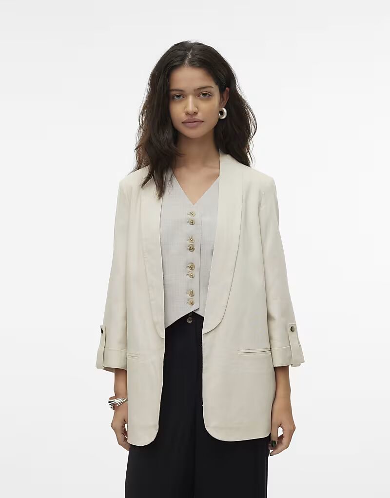 

Блейзер Vero Moda в овсяном цвете