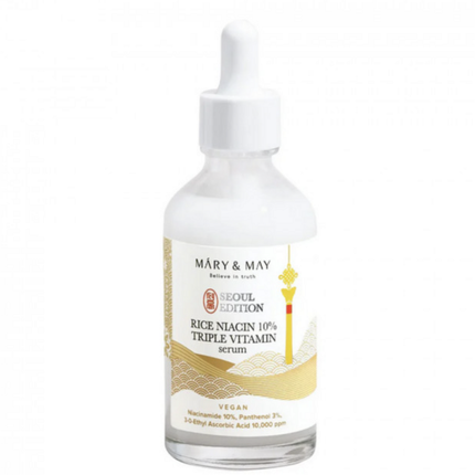 

Сыворотка с тройным витамином Rice Niacin 10% 80 мл Mary & May