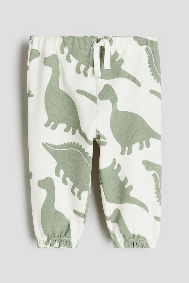 

Хлопковые джоггеры H&M, белый