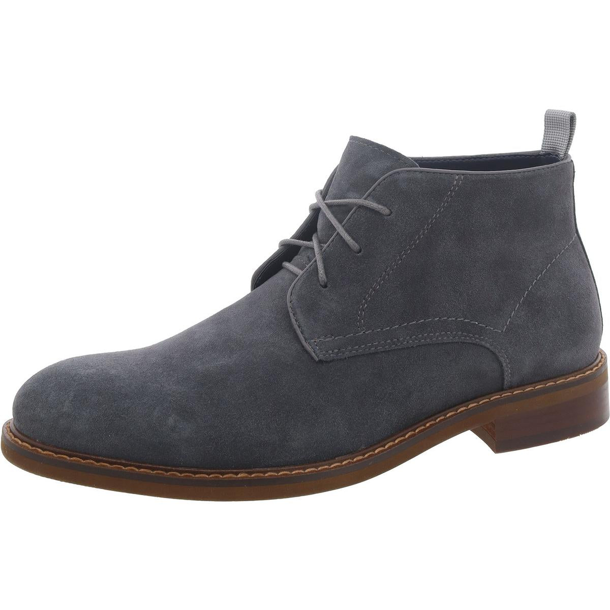 

Мужские замшевые ботинки-чакка Yvor Steve Madden, цвет grey suede