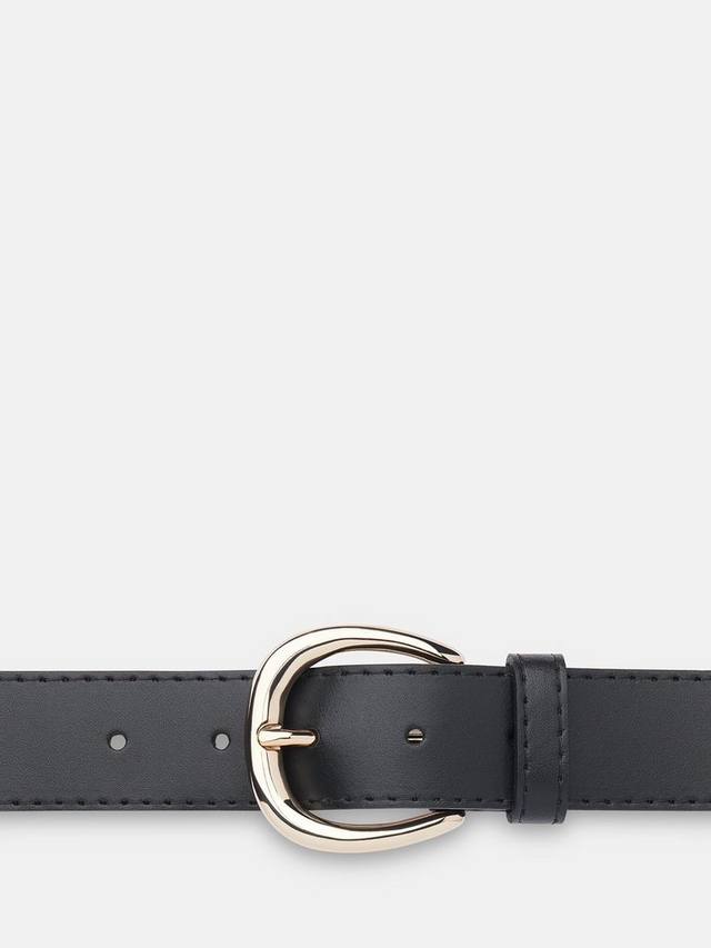 

Широкий пояс из чистой кожи Whistles, Black