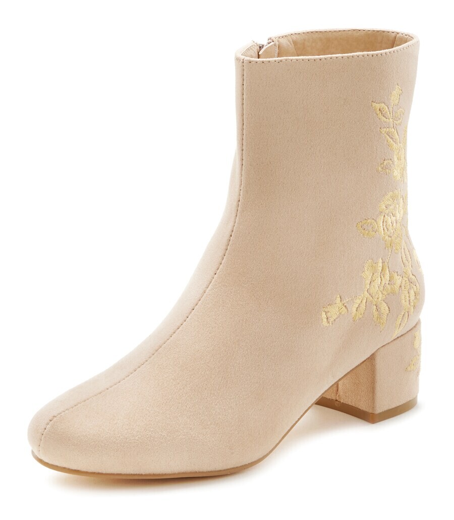 Классические ботильоны LASCANA Ankle Boots, песочный