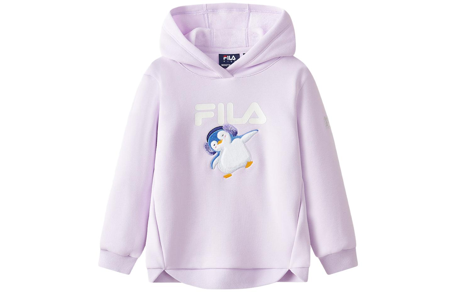 

Детская толстовка ФИЛА FILA, цвет Bright purple