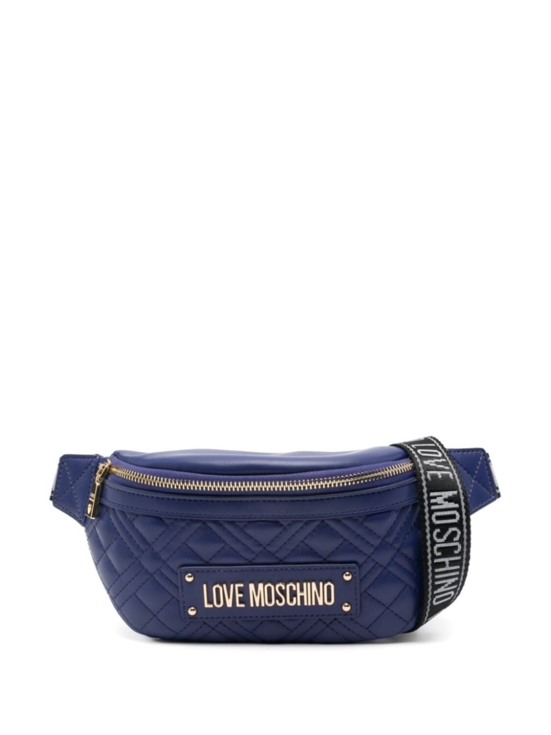 

Поясная сумка matelassé Love Moschino, синий