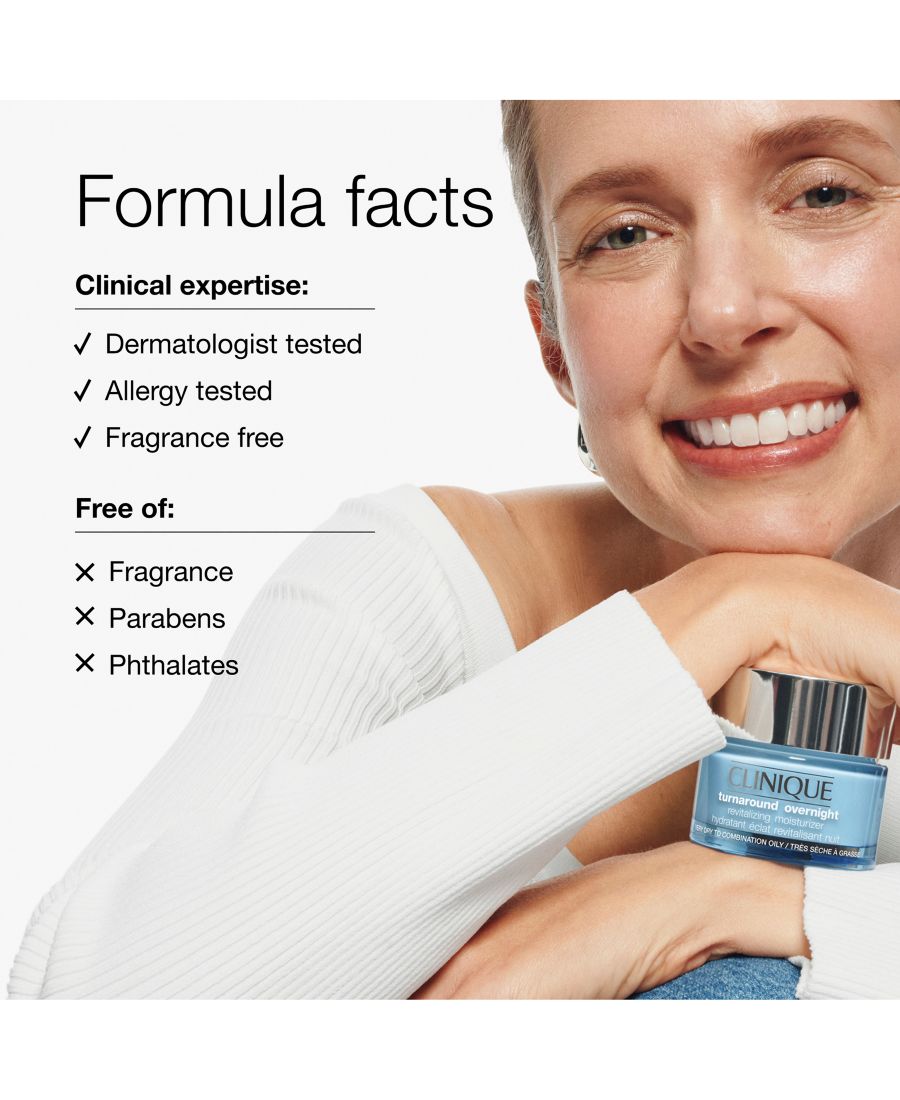 Сыворотка Clinique — Увлажняющий ночной Turnaround Overnight Revitalizing Moisturizer, 50 мл — фото 4