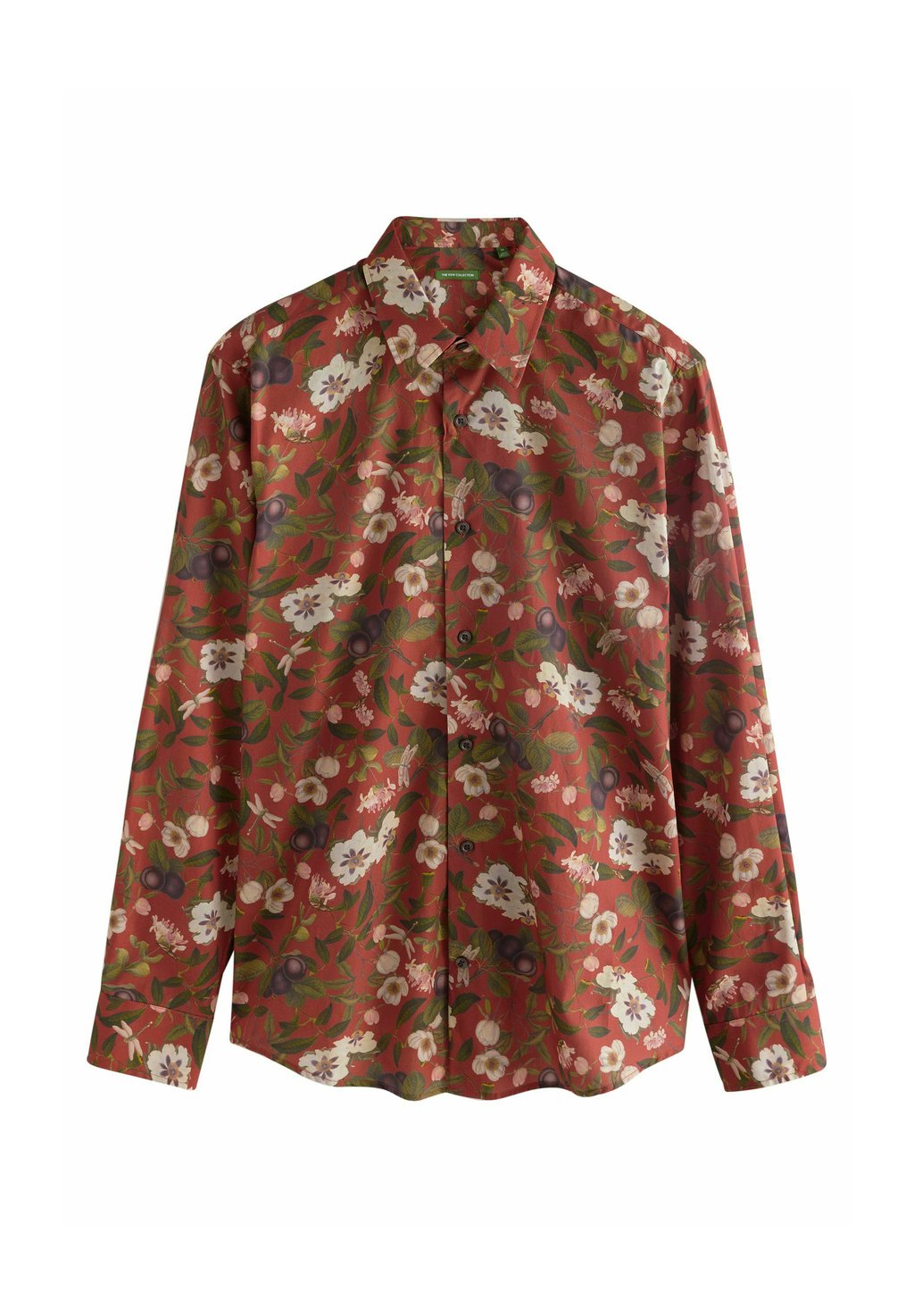 

Рубашка REGULAR FIT KEW COLLECTION FLORAL LONG SLEEVE SINGLE CUFF Next, коричневый