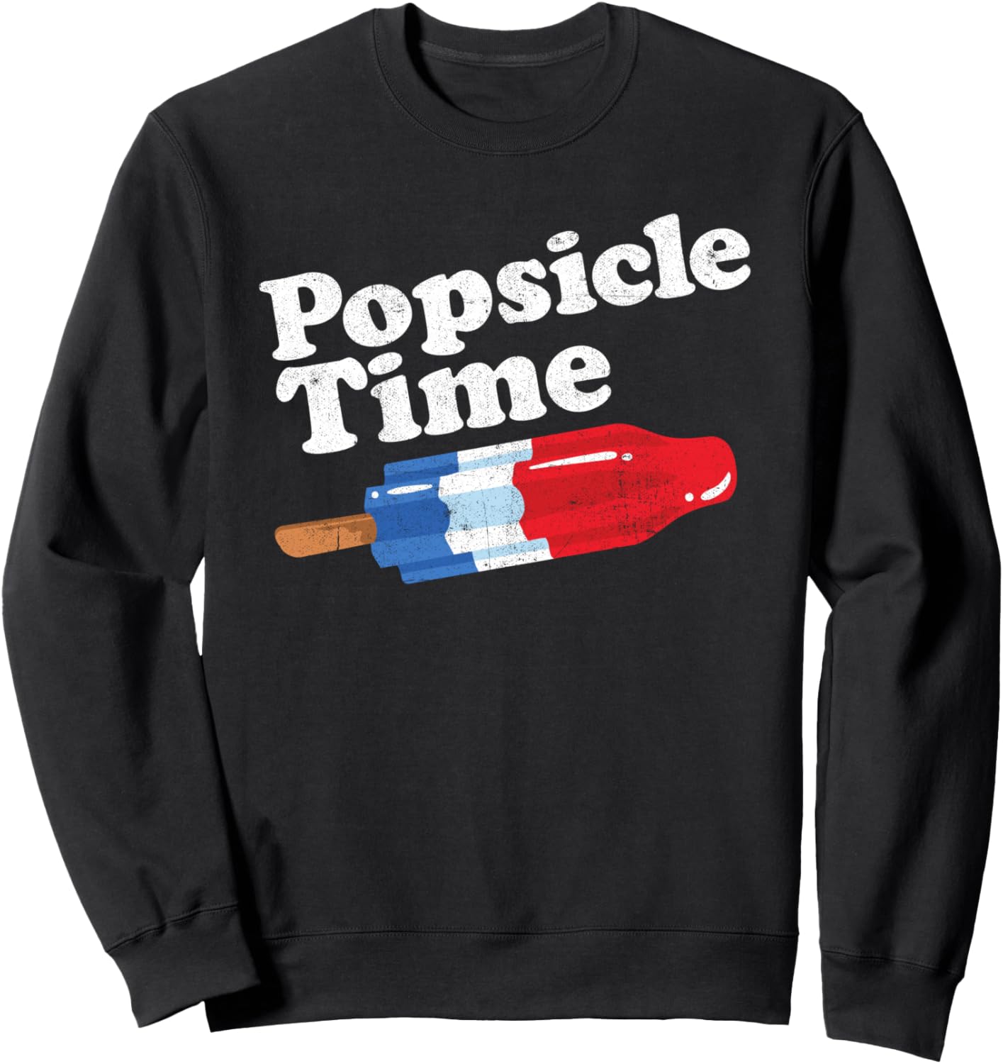 

Летняя забавная толстовка с надписью Время мороженого на палочке в стиле ретро 80-х, поп-музыка, подарок на отпуск Retro Summer Popsicle Shirts & Gifts, черный