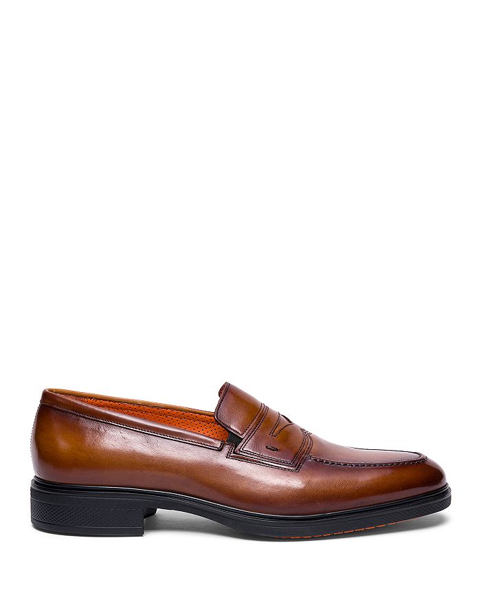 

Мужские удобные пенни-лоферы Santoni, коричневый