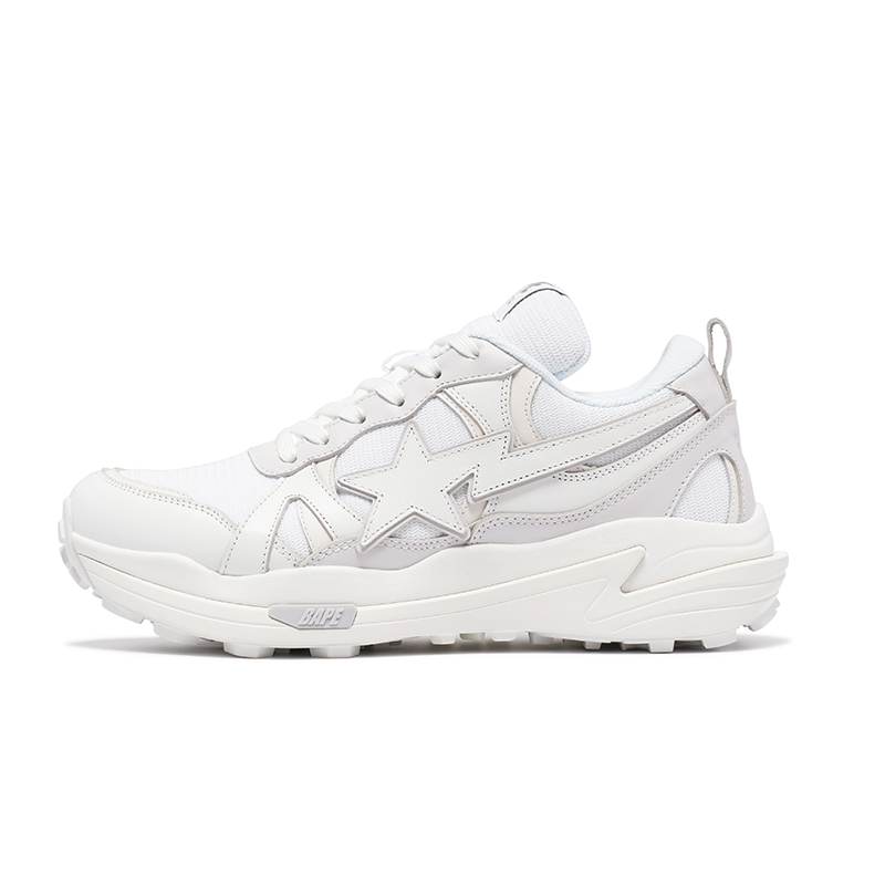 

A BATHING APE BAPE Trail Sta серо-белые WHX, цвет White WHX