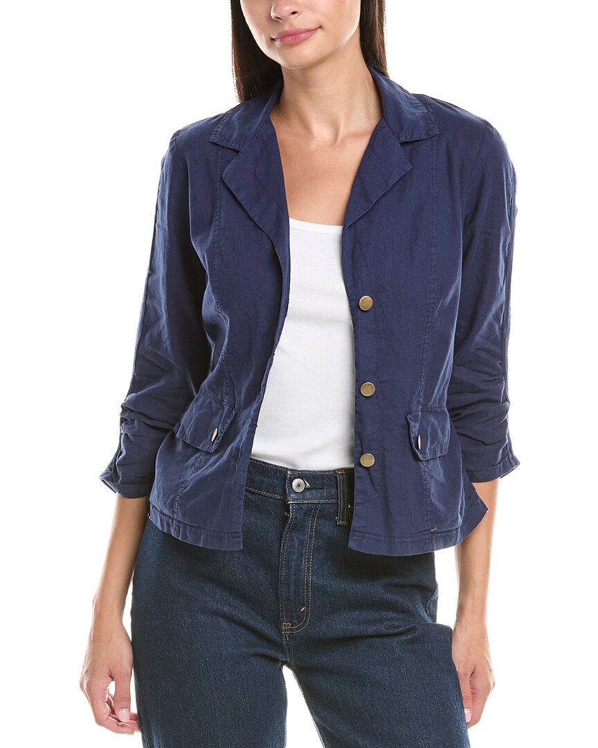 

XCVI Wearables Folksy Куртка из льняной смеси, синий