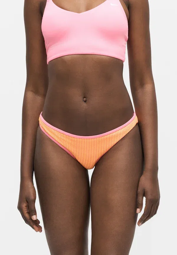 Нижняя часть бикини Nike Swim с рифленой текстурой, розовое свечение