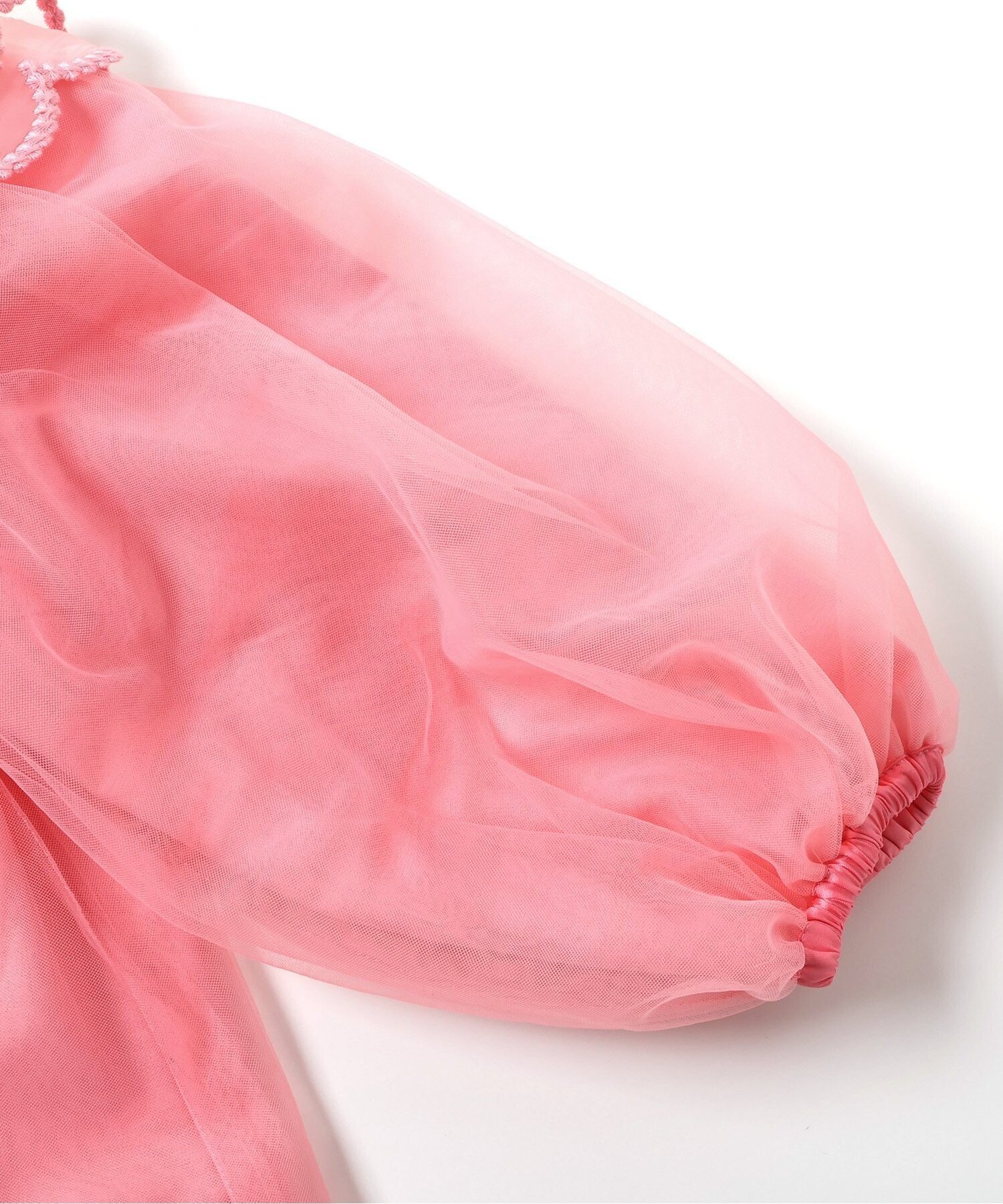 Платье из тюля с фестончатым воротником – Après Les Coeurs Macherie Apres les cours, Pink — фото 4