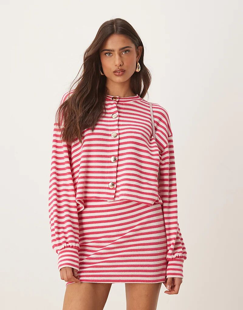 

Длинный кардиган ASOS DESIGN в полоску