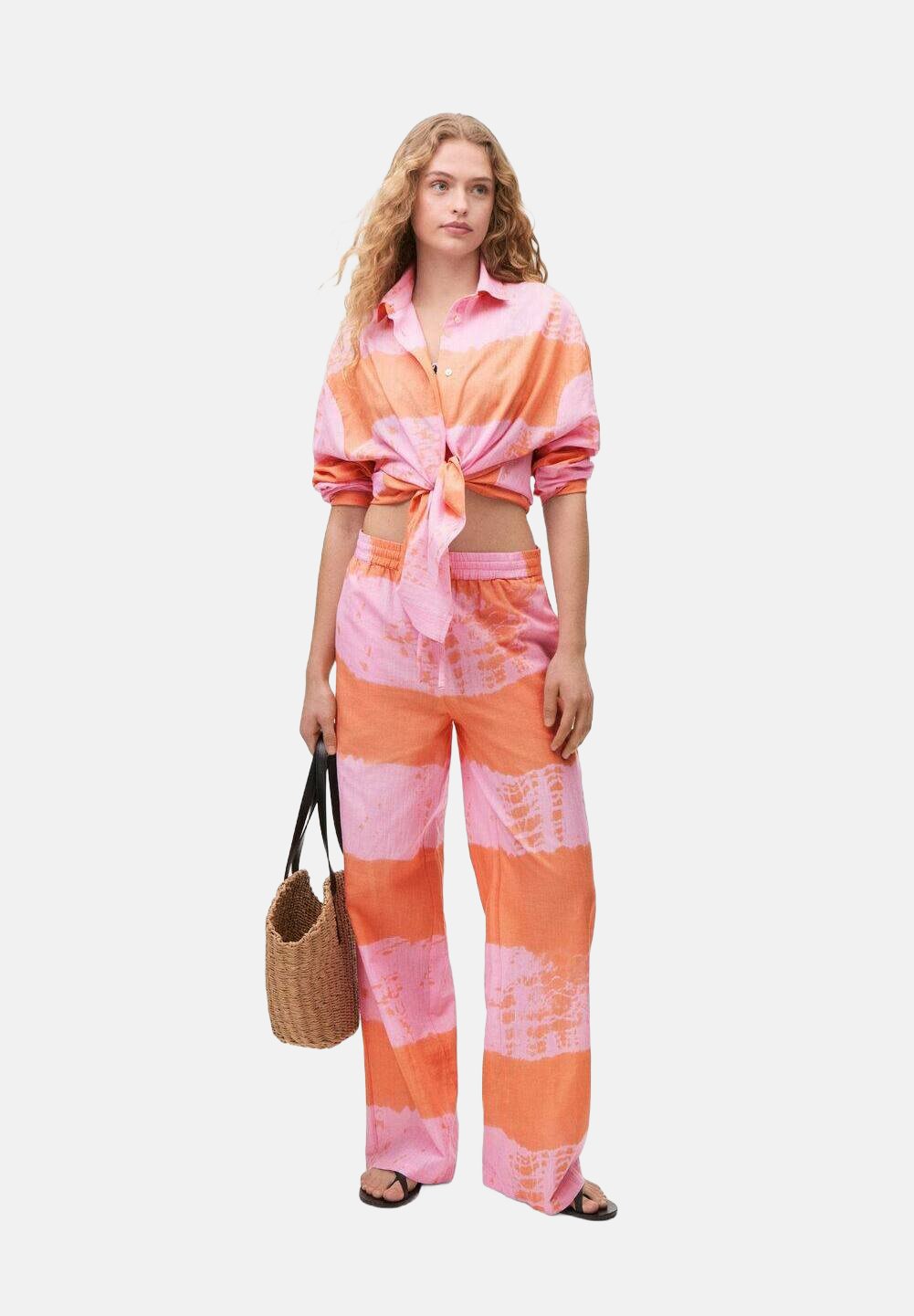 

Рубашка SUNRISET Mango Kids, фуксия