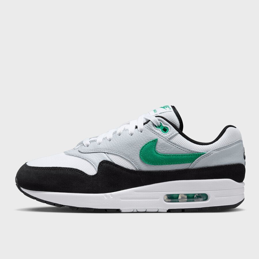 

Кроссовки Air Max 1 NIKE, цвет white/ stadium green-pure platinum-black