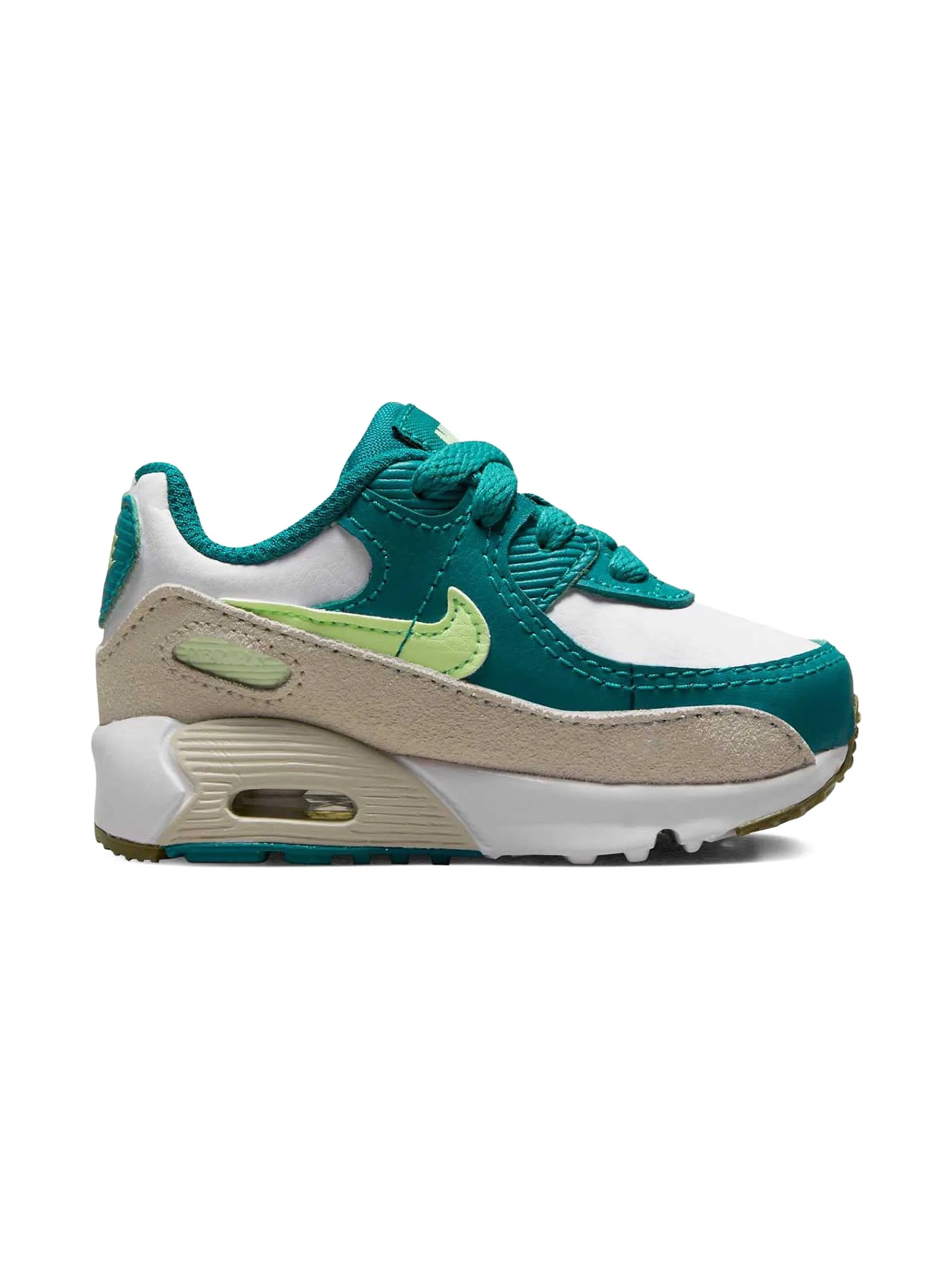 

Кроссовки Air Max 90 White/Bright Spruce/Phantom Nike Kids, белый