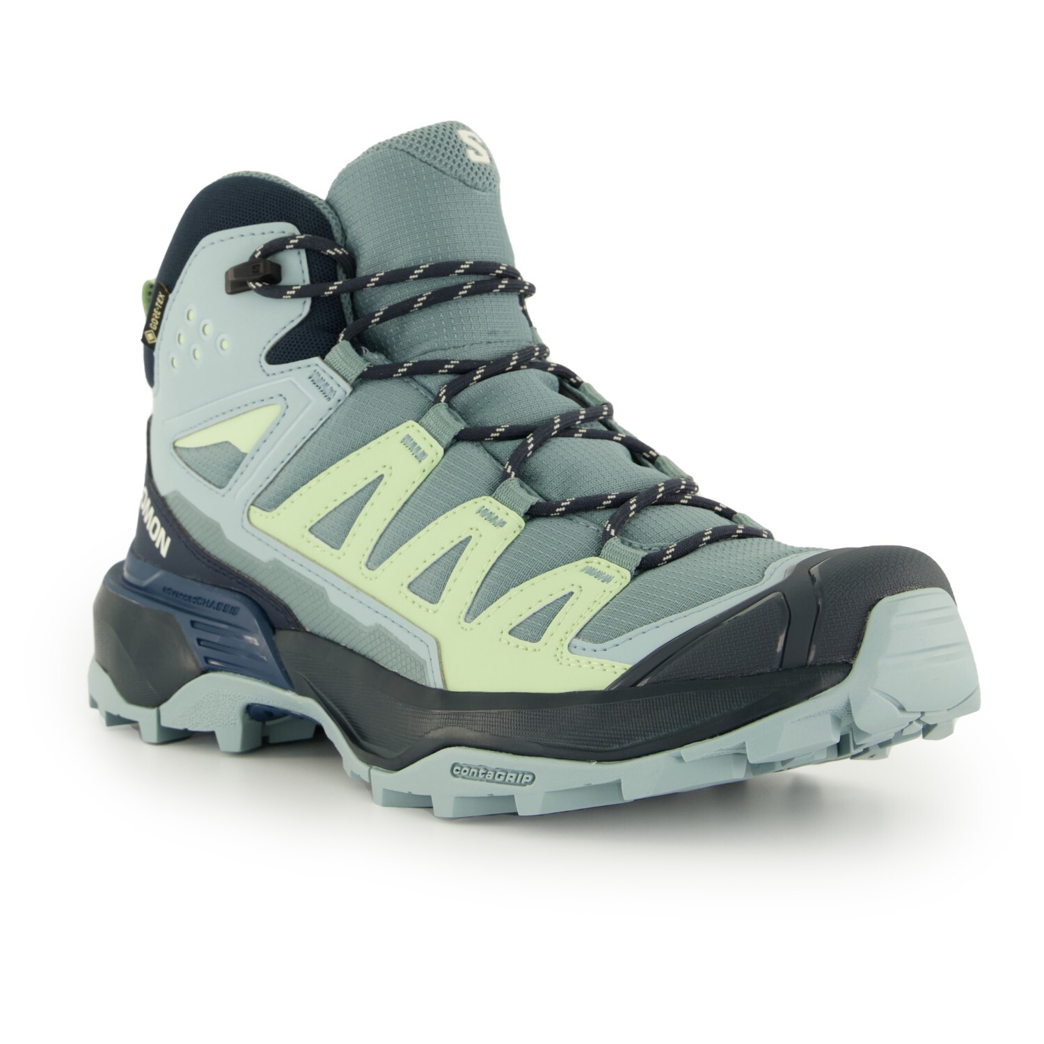 Ботинки женские Salomon Women's X Ultra 360 Mid GTX для туризма, черный — фото 2