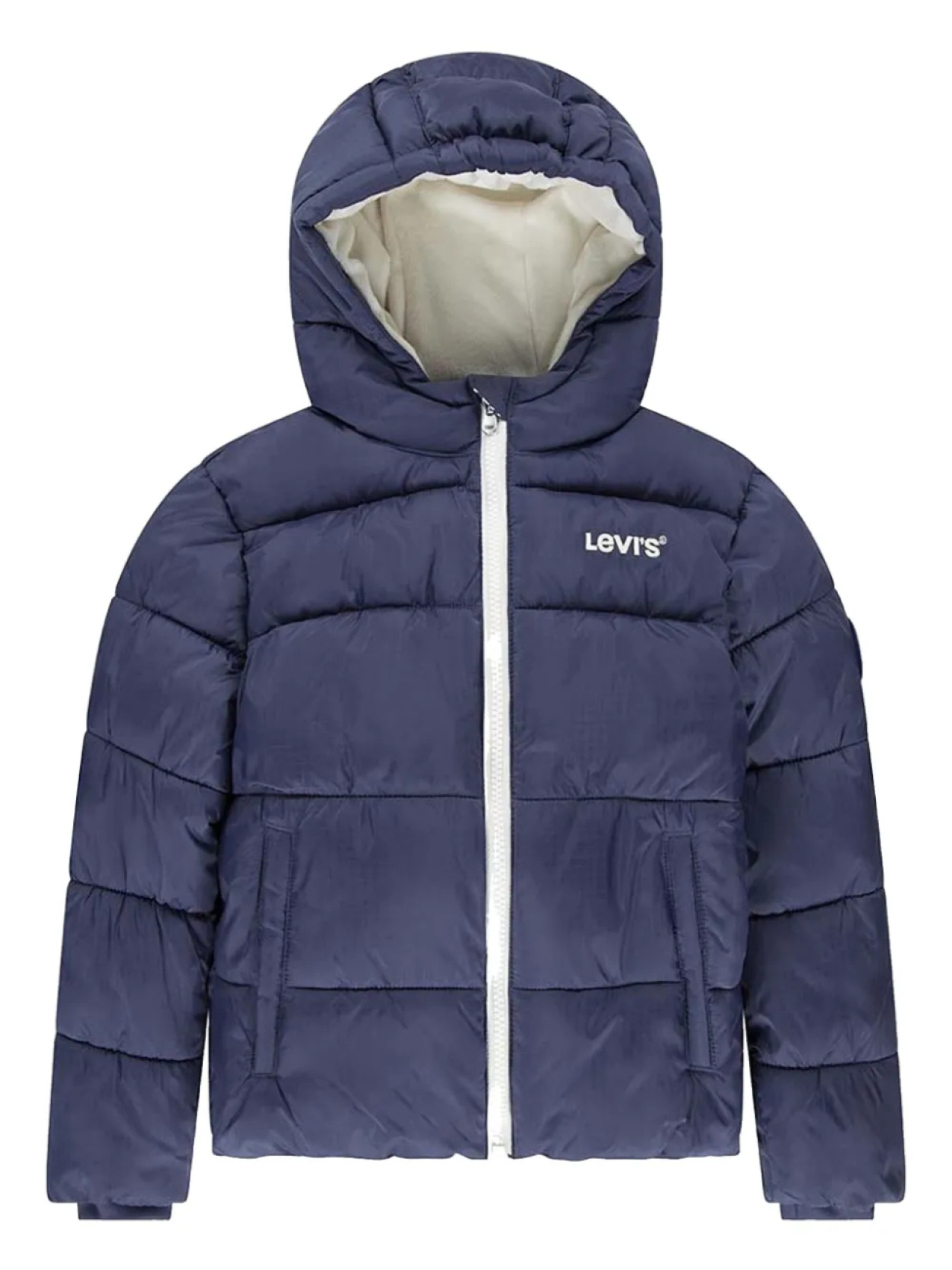 

Утепленная куртка с вышитым логотипом Levi's Kids, синий