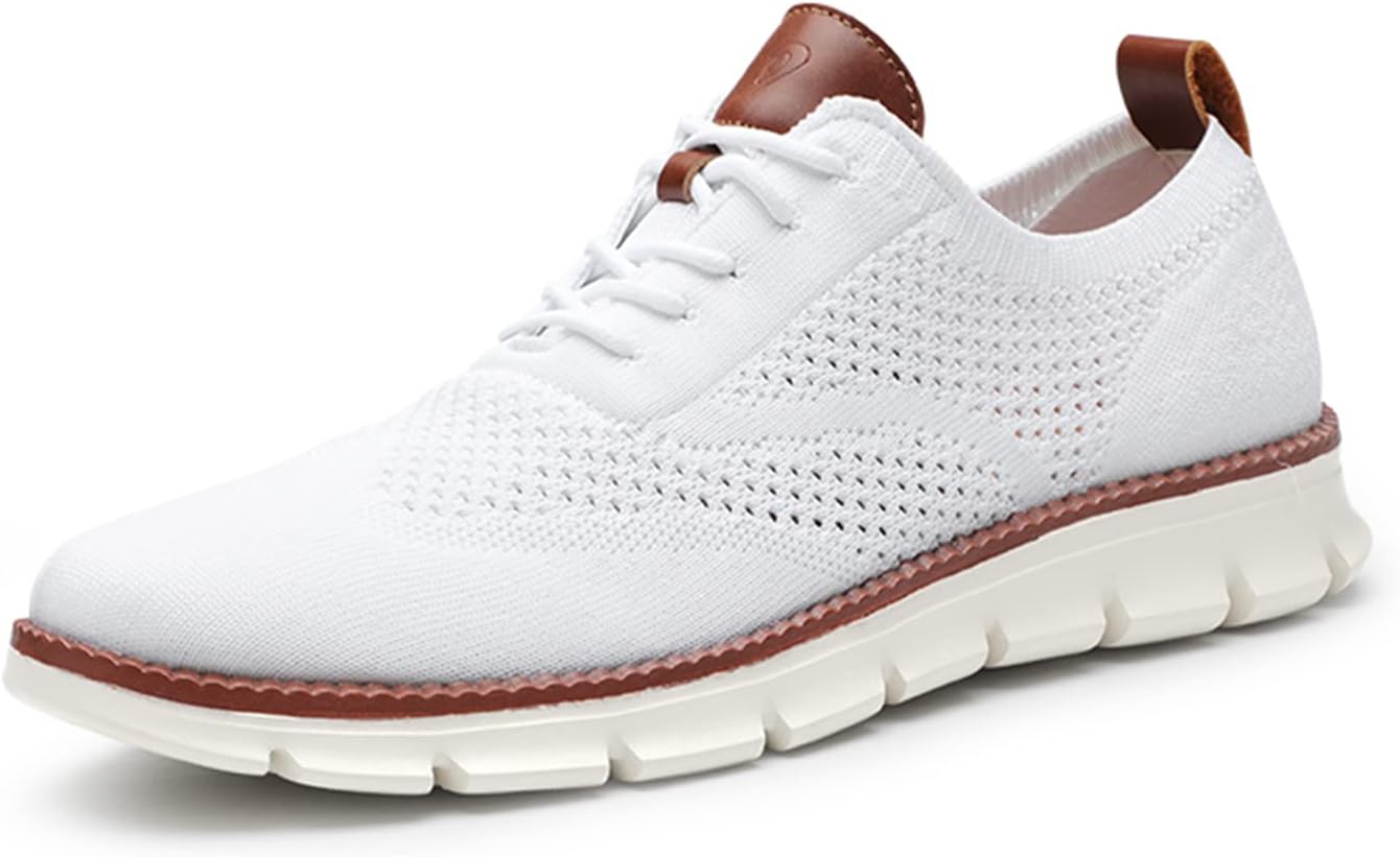 

Мужские повседневные туфли, кроссовки для мужчин, дышащие деловые легкие оксфорды Cmadolrs, белый