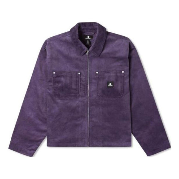 

Куртка lightweight shop jacket 'purple' Converse, фиолетовый