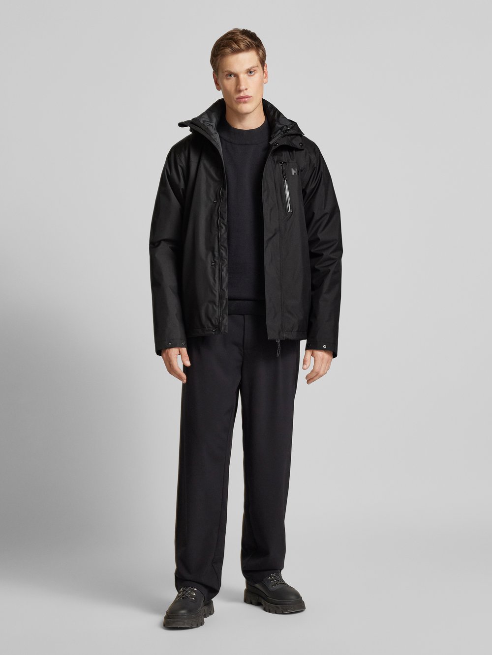 

Функциональная куртка с воротником-стойкой, модель «Juell» Helly Hansen, черный