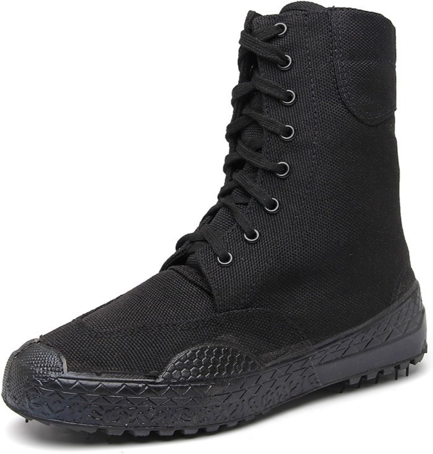 

Мужские ботинки Amtopiyo средней длины из канвы, прочные и дышащие, для активного отдыха, черный