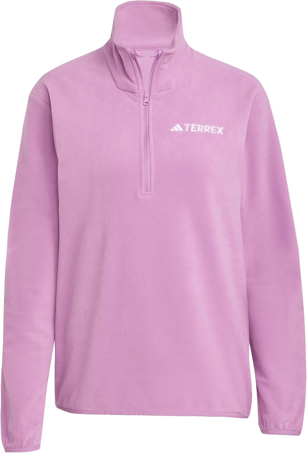 Женская флисовая куртка Adidas Terrex Multi Essentials для активного отдыха, фиолетовый — фото 2