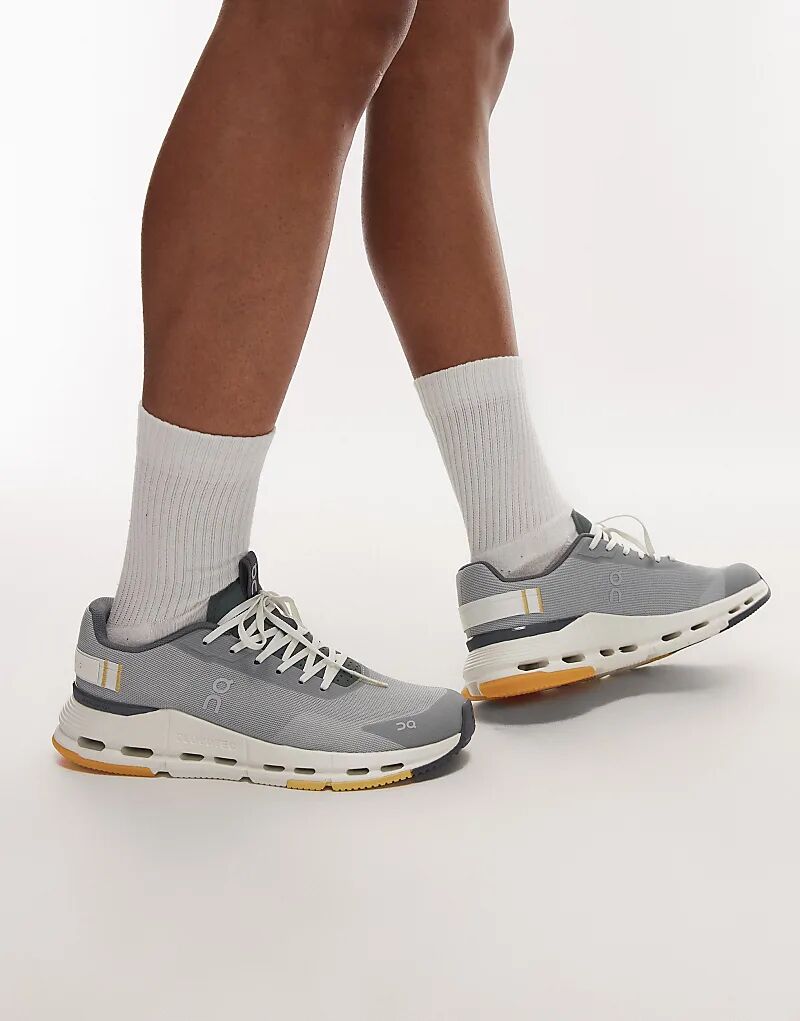 

Кроссовки ON Cloudnova Form 2 для ежедневного ношения в сером и оранжевом цветах