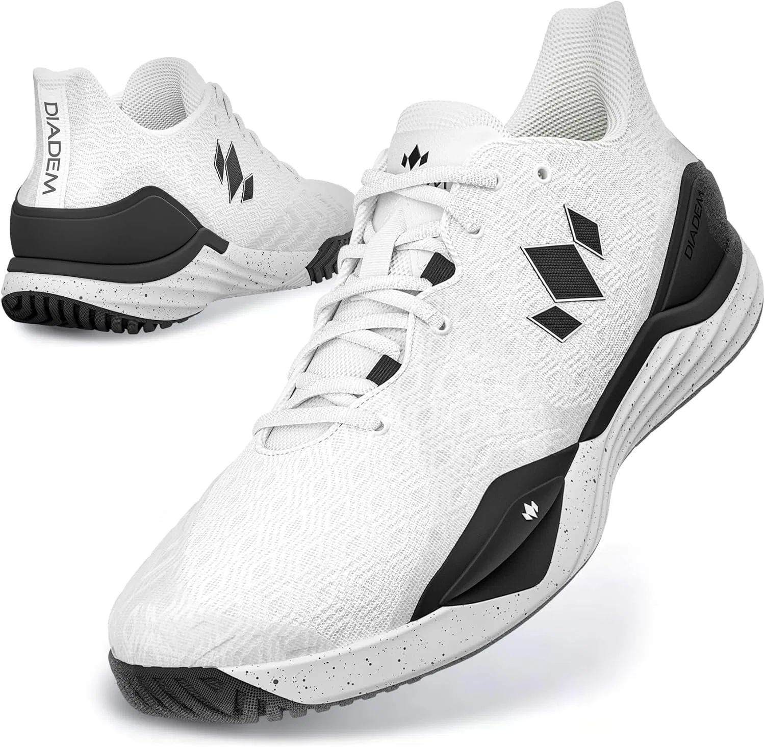 Кроссовки для тенниса и пиклбола Diadem Court Burst, White/Black — фото 4