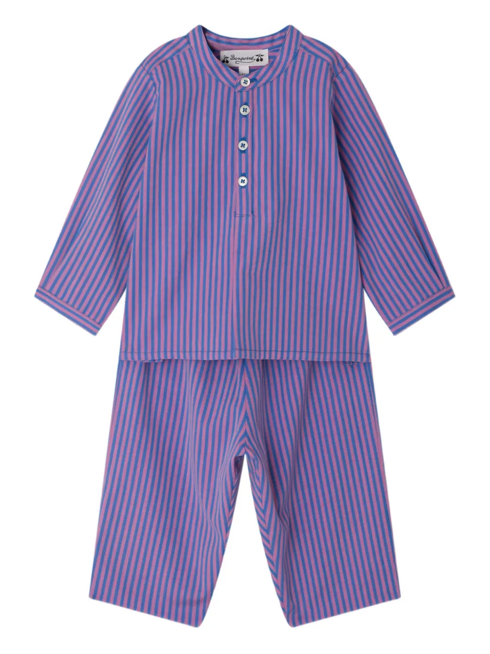 

Пижама Polisson в полоску Bonpoint, синий