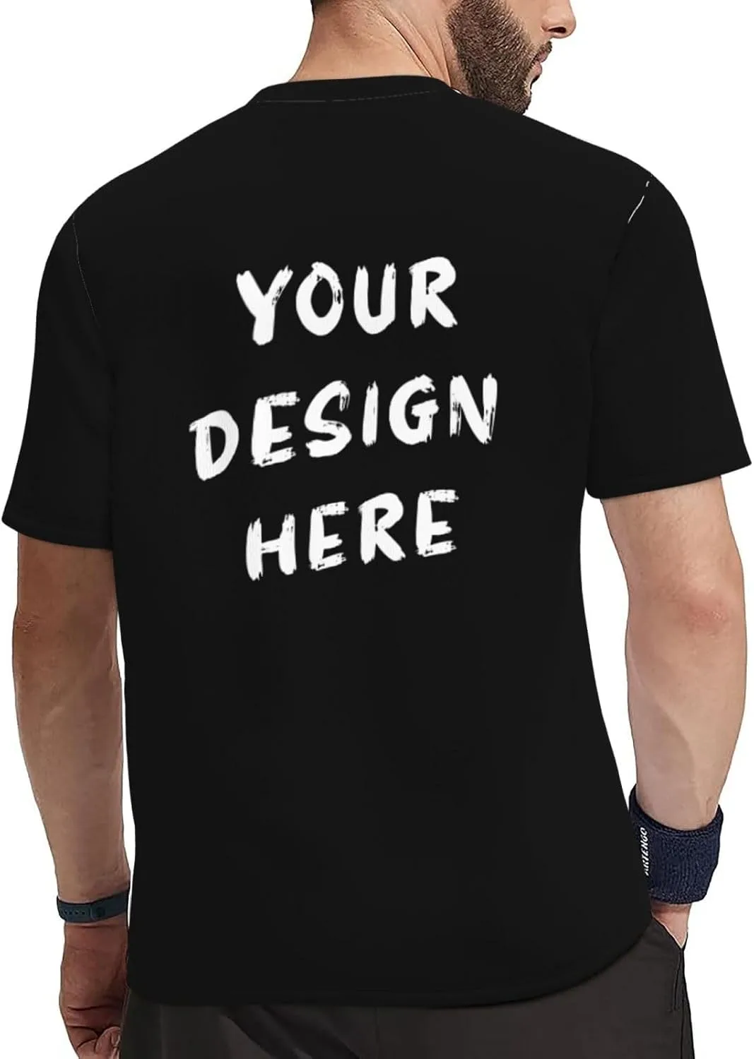 Футболка Custom для мужчин с именным принтом — фото 3