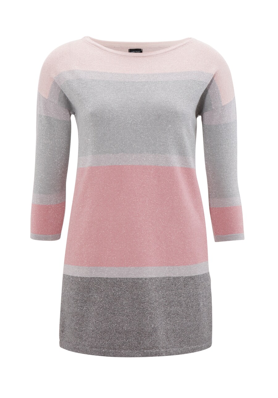 

Свитер LAURA SCOTT, цвет Silver grey/Light grey/Rose