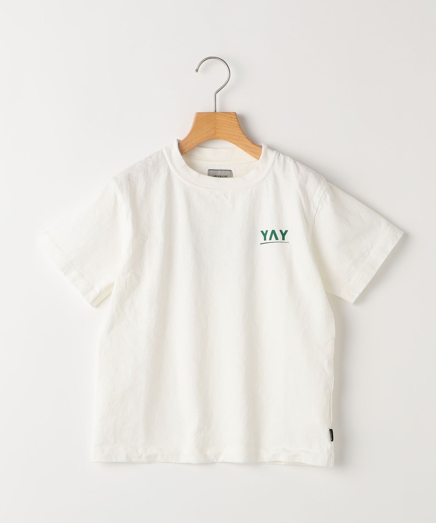 ARCH&LINE: 110~145 см / Футболка из хлопка с принтом, производство США SHIPS KIDS, Light White