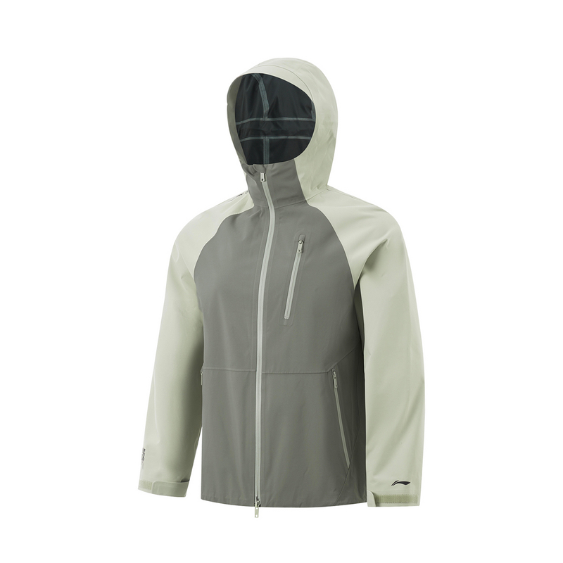 

LINING Подкладка из водостойкой, непромокаемой, ветрозащитной, походной, жесткой ветровка унисекс, дымчато-зеленого цвета