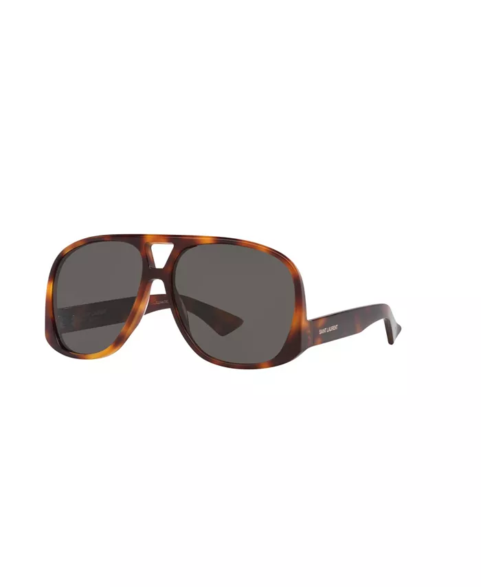 

Женские солнцезащитные очки-пилот, SL 652 YS000558 Saint Laurent, коричневый