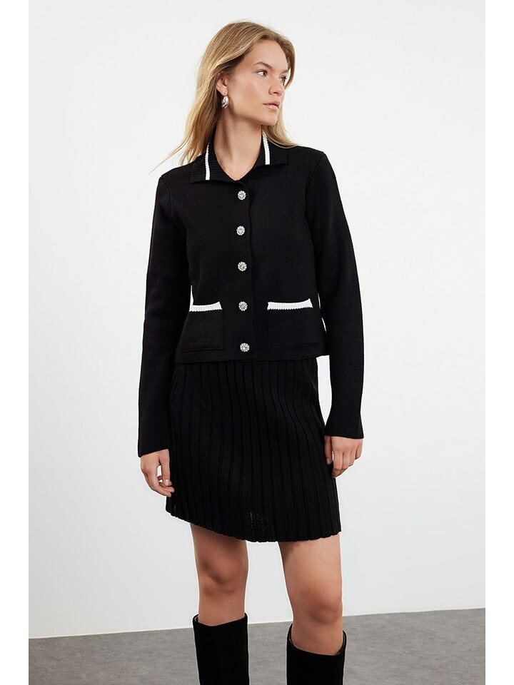 

Кардиган trendyol 2tlg. Outfit, черный