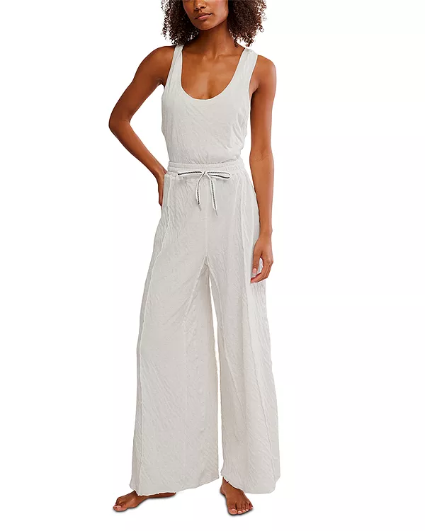 

Подождите минутку, пижамный комбинезон Free People, белый