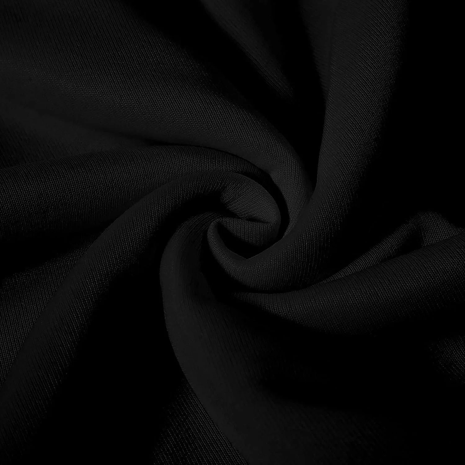 Толстовка оверсайз с капюшоном, флисовая, A01_black — фото 3