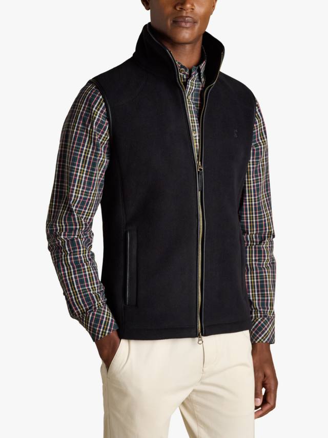 

Флисовая безрукавка с двусторонней молнией Joules, Black