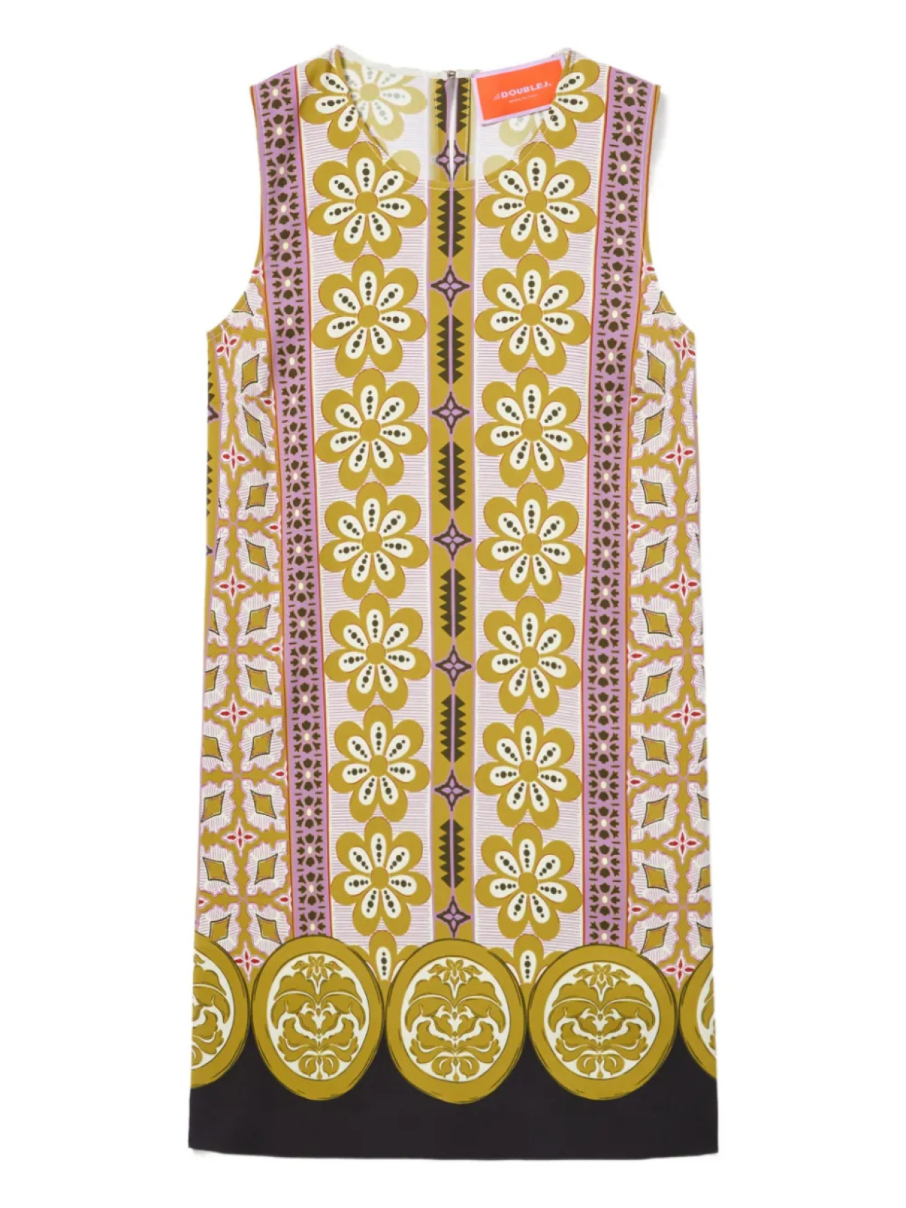 

La DoubleJ платье мини с цветочным принтом, розовый