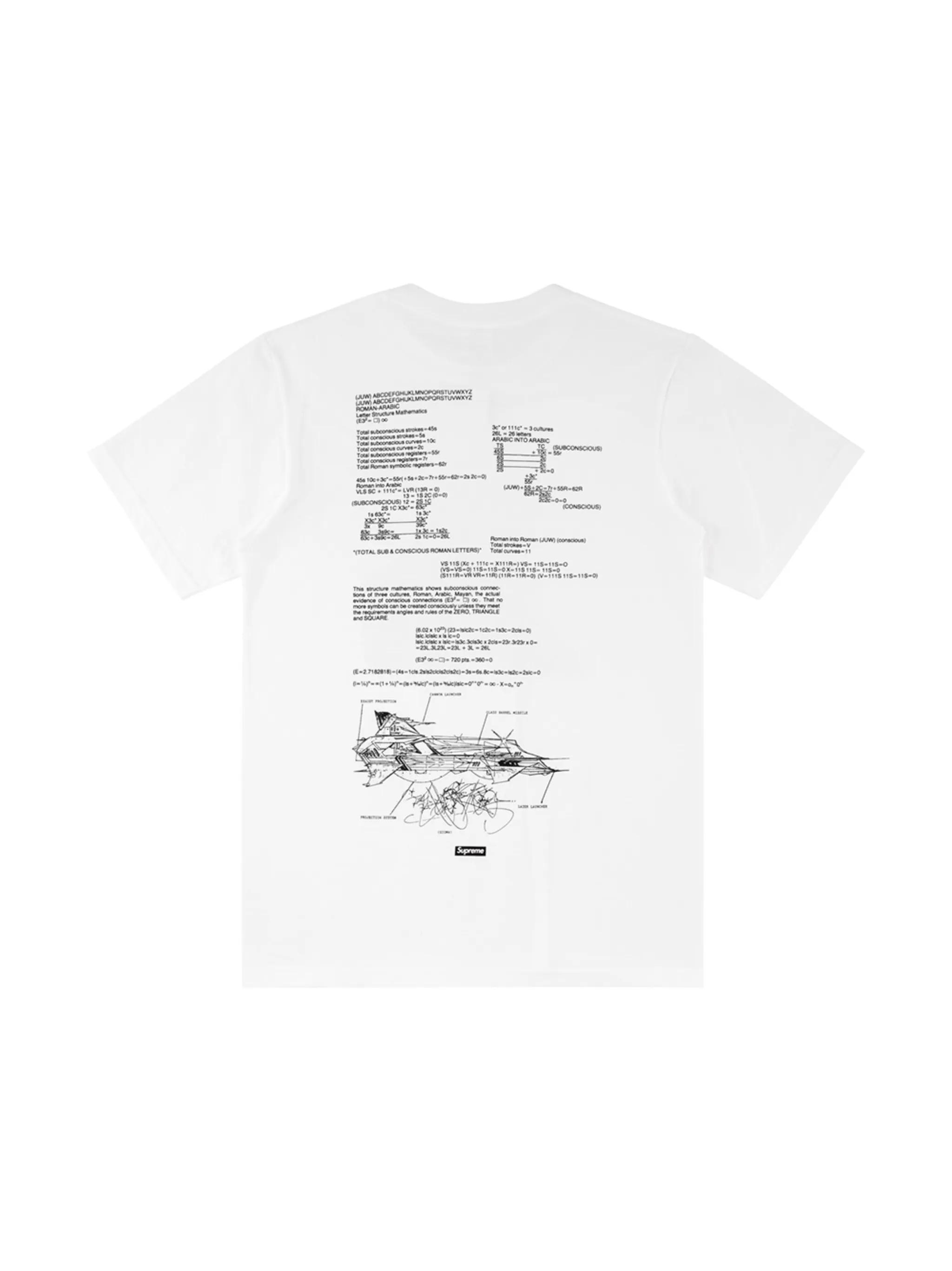 Футболка Rammellzee Supreme, белый — фото 2