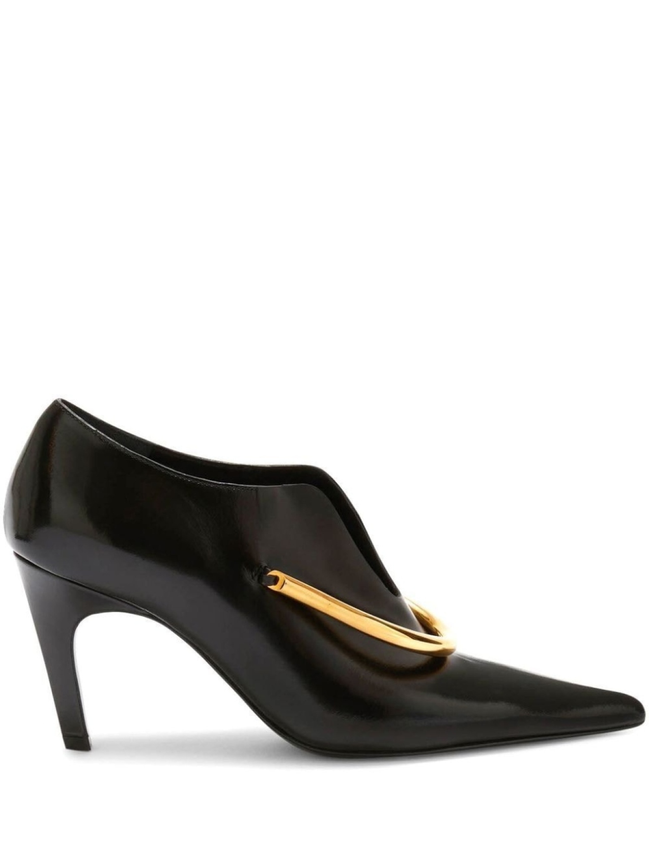 Jil Sander туфли с заостренным носком, черный